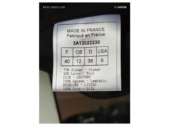 Dior Jacke aus schwarzem Lammleder - Ansicht 14