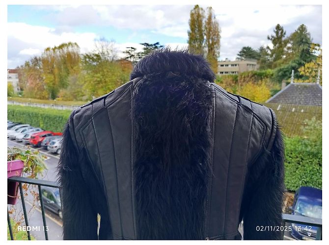 Dior Jacke aus schwarzem Lammleder - Ansicht 18
