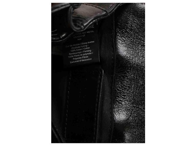 Zadig & Voltaire Borsa a tracolla in pelle nera Nero - vista 8