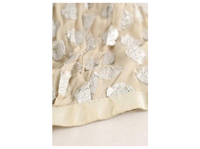 Louis Vuitton Ecru-farbene Pelzbluse Roh - Ansicht 7