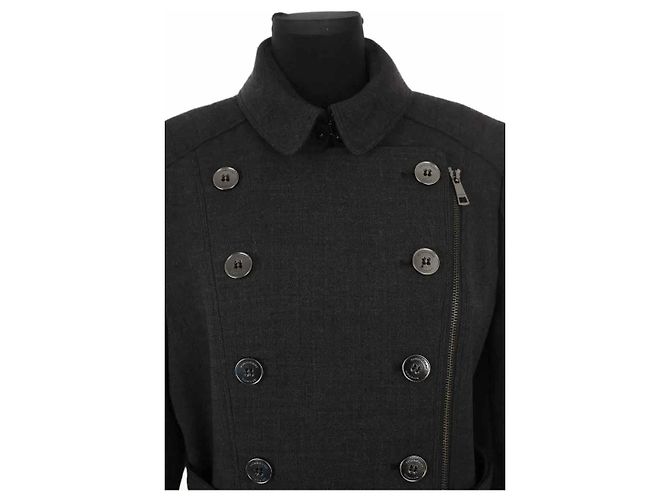 Burberry Abrigo antracita Gris antracita - vista 2