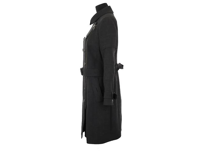 Burberry Abrigo antracita Gris antracita - vista 3