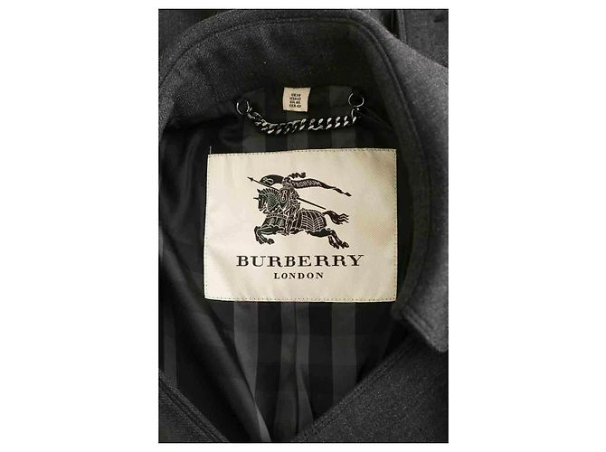 Burberry Abrigo antracita Gris antracita - vista 5