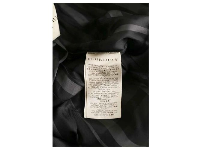 Burberry Abrigo antracita Gris antracita - vista 6