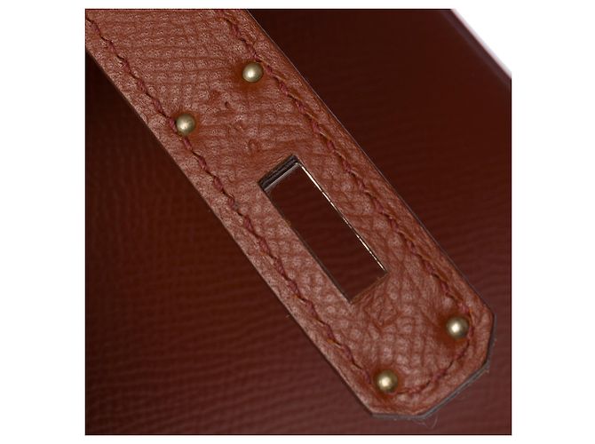 Hermès HERMES Birkin 35 Bag in Brown Leather - 103214 - view 8