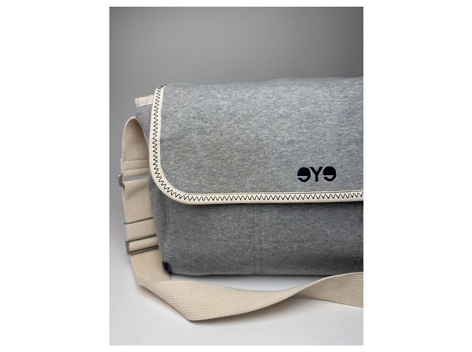 Comme Des Garcons Vintage Comme Des Garçons Wool Canvas Bag Grey White Navy Gris - vue 7