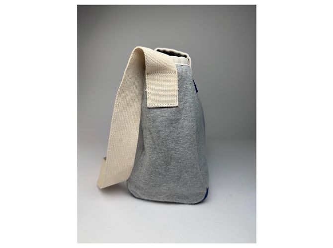 Comme Des Garcons Vintage Comme Des Garçons Wool Canvas Bag Grey White Navy Gris - vue 8