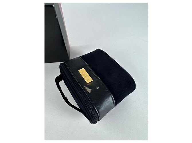 Céline Bolso Mini de Lona Vintage Celine Paris Negro - vista 4
