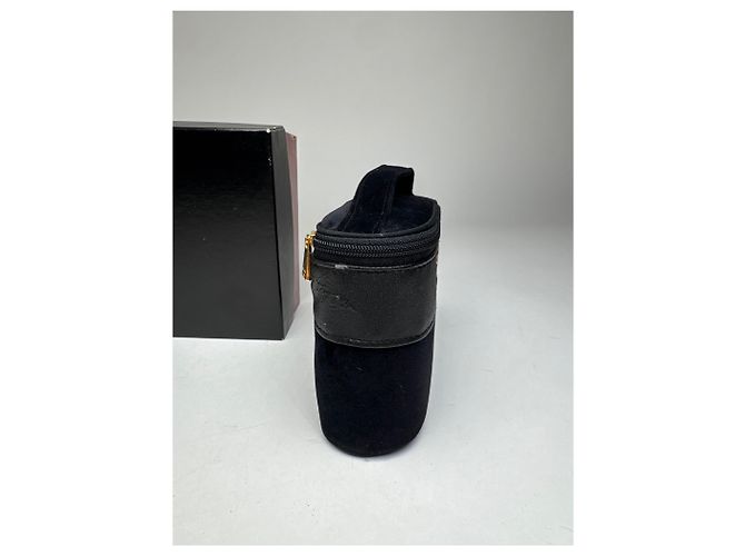 Céline Bolso Mini de Lona Vintage Celine Paris Negro - vista 5