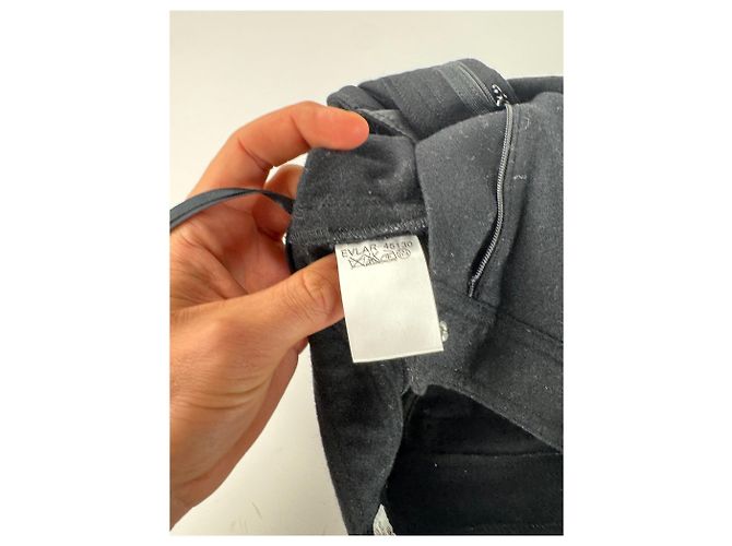 Vintage Courreges Wollhose schwarz - Ansicht 13
