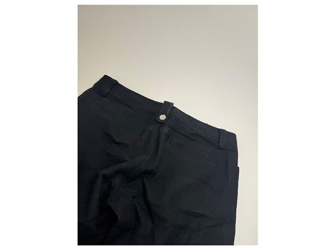 Vintage Courreges Wollhose schwarz - Ansicht 14