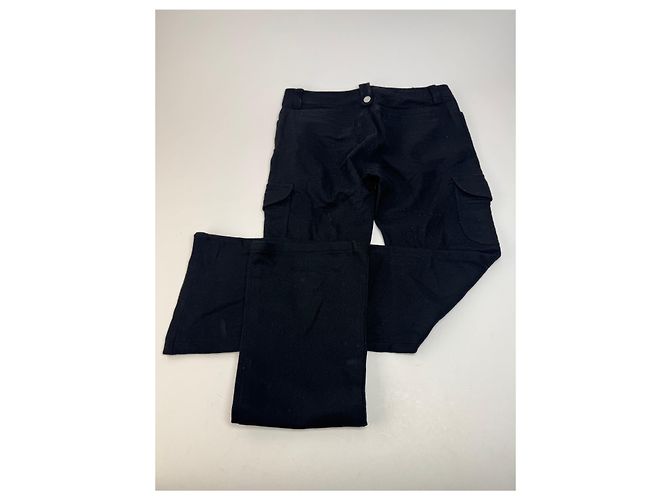 Vintage Courreges Wollhose schwarz - Ansicht 2