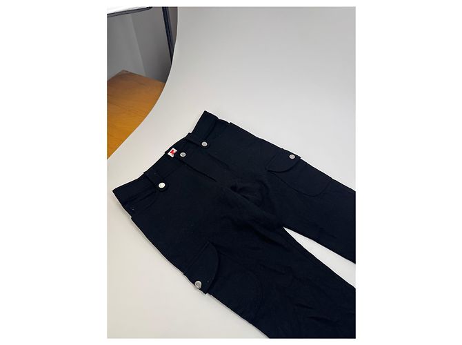 Vintage Courreges Wollhose schwarz - Ansicht 7