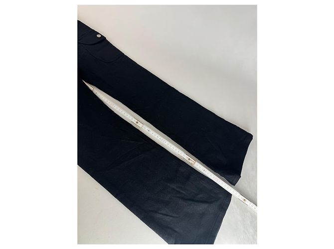 Vintage Courreges Wollhose schwarz - Ansicht 9