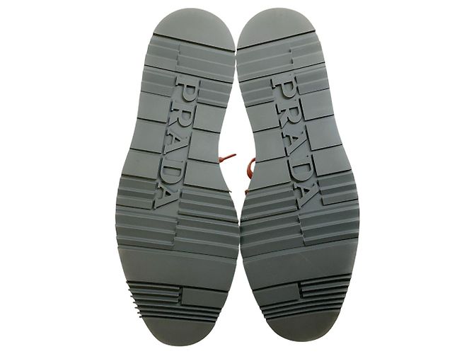 Prada Pink Patentleder Plattform-Espadrilles mit Herzen - Ansicht 6