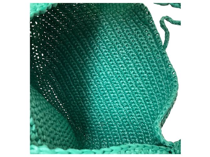 Khaite Green Raffia Medium Olivia Hobo Bag - view 5