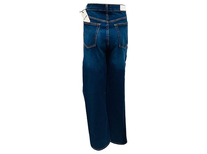 Re/Done Jeans a vita alta blu sbiadito anni '90 - vista 3