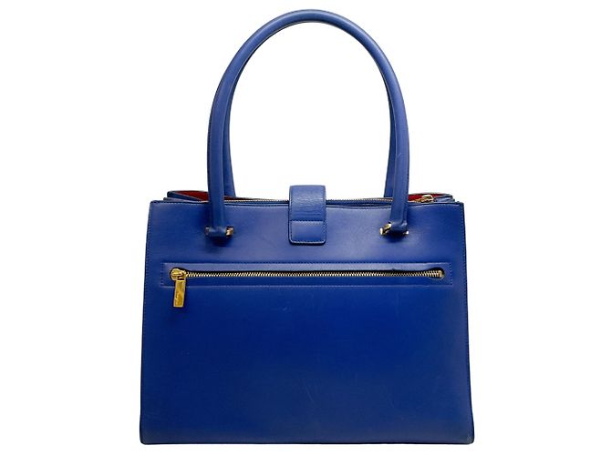 Borsa Marlene in pelle cobalto di Salvatore Ferragamo Blu - vista 3