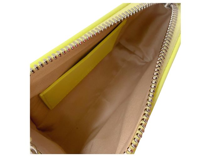 Borsa a tracolla Antigona Nano in pelle gialla acida di Givenchy Giallo - vista 10