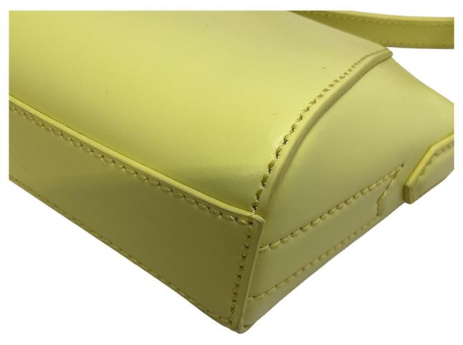 Borsa a tracolla Antigona Nano in pelle gialla acida di Givenchy Giallo - vista 4