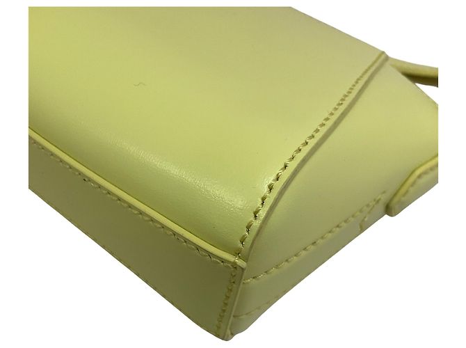 Borsa a tracolla Antigona Nano in pelle gialla acida di Givenchy Giallo - vista 6
