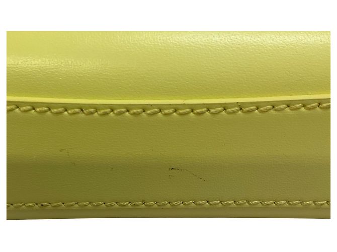 Borsa a tracolla Antigona Nano in pelle gialla acida di Givenchy Giallo - vista 8