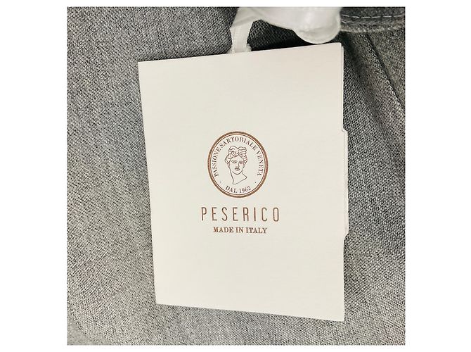 Ärmelloses Wollkleid in Hellgrau von Peserico - Ansicht 6
