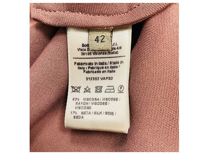 Vestido Maxi de Jersey Malva Bottega Veneta Rosa - vista 5