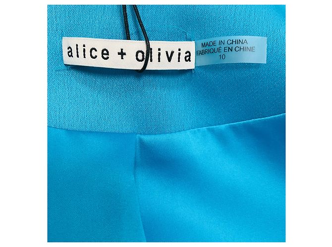 Alice + Olivia Blazer mit starken Schultern Ocean Floor Shan - Ansicht 4