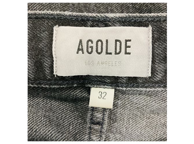 Jeans Cargo Agolde Panther Cooper Nero - vista 4