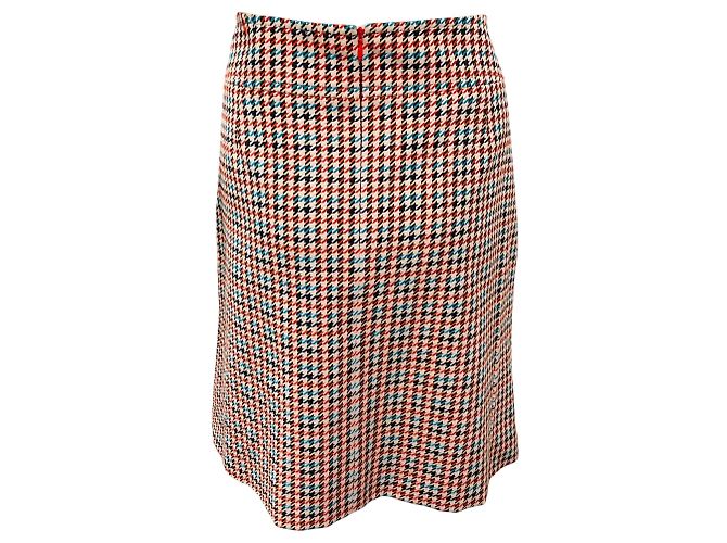 Tan Multi Houndstooth Rock von Akris Punto - Ansicht 3