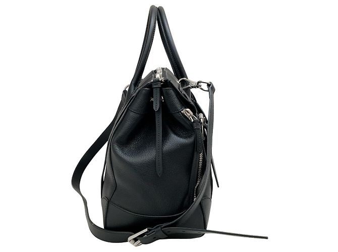 Borsa Soft Ricky 33 in pelle nera Ralph Lauren Nero - vista 2