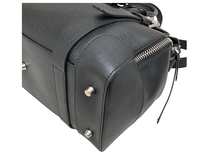 Borsa Soft Ricky 33 in pelle nera Ralph Lauren Nero - vista 4
