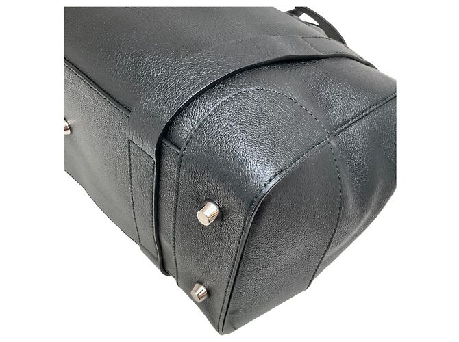 Borsa Soft Ricky 33 in pelle nera Ralph Lauren Nero - vista 6