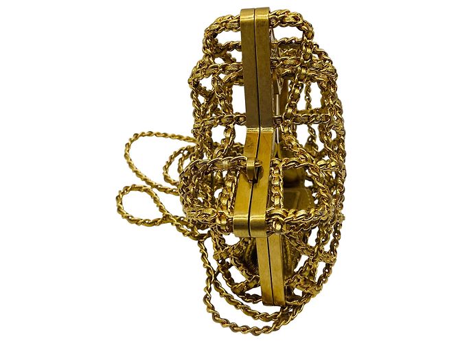 Chanel Gold 2023 Star Minaudiere Evening Bag Golden - view 2
