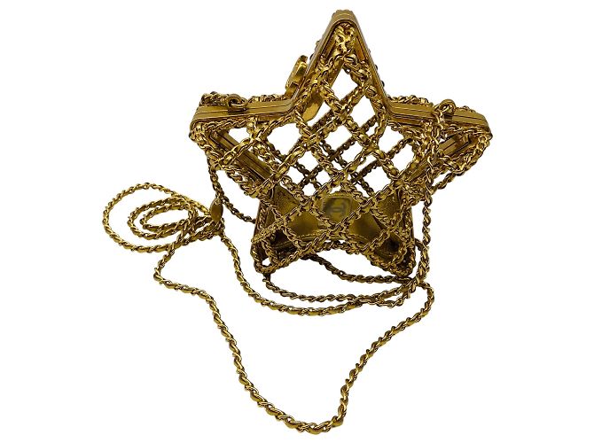 Chanel Gold 2023 Star Minaudiere Evening Bag Golden - view 3