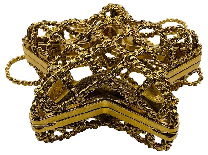 Chanel Gold 2023 Star Minaudiere Evening Bag Golden - view 4