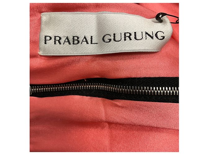 Vestido Tank de Scuba Coral Prabal Gurung Rosa - vista 4
