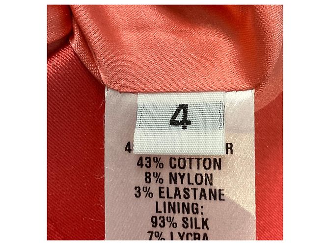 Vestido Tank de Scuba Coral Prabal Gurung Rosa - vista 5