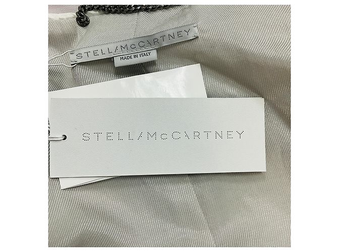 Stella Mc Cartney Stella McCartney Light Grey Aya Wool Twill Tailored Jacket - view 4