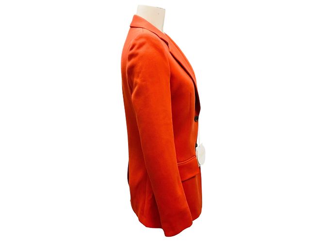 Chloé Chaqueta de algodón naranja de dos botones Chloe - vista 2