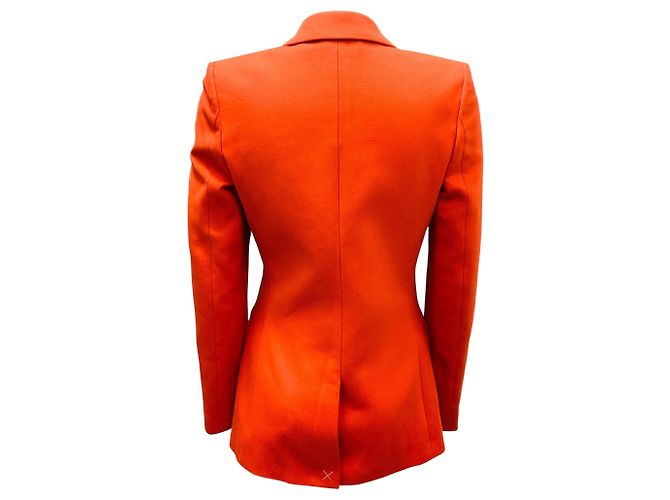 Chloé Chaqueta de algodón naranja de dos botones Chloe - vista 3