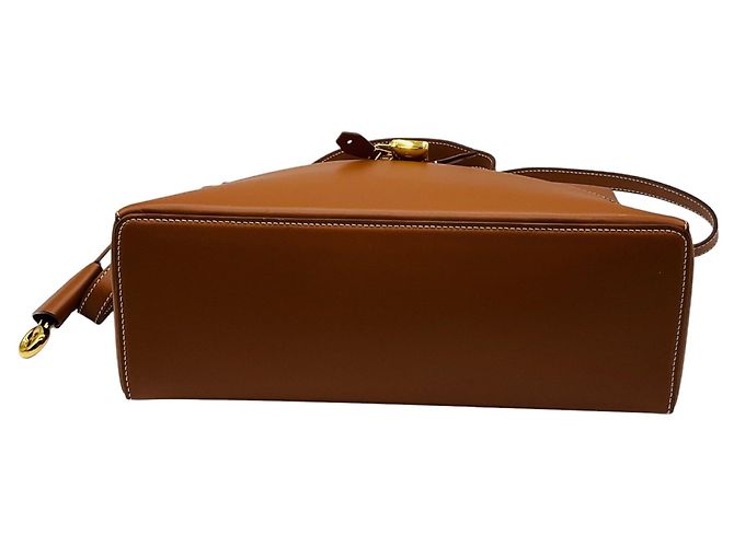 Borsa L27 Extra in pelle di vitello tan Loro Piana Cammello - vista 4