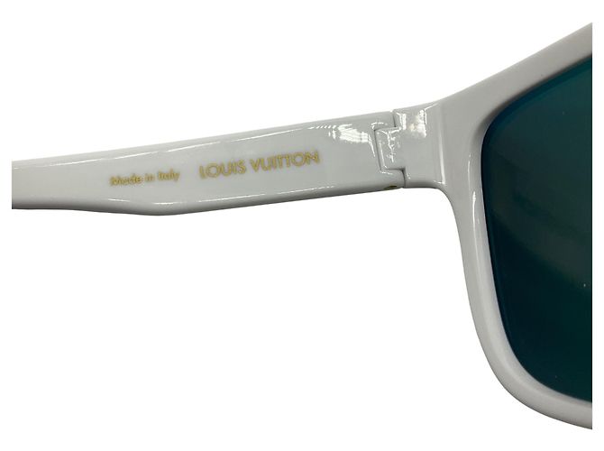 Óculos de sol quadrados LV Shadow brancos Louis Vuitton - vista 7