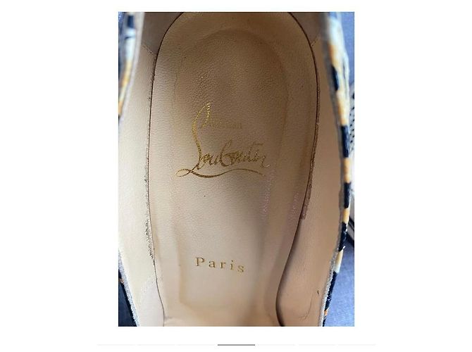 Christian Louboutin Pumps aus Leder Python Muster Schwarz Python drucken - Ansicht 4