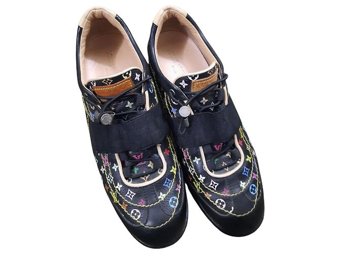 Sneakers in pelle Louis Vuitton multicolore 38.5 - vista 10