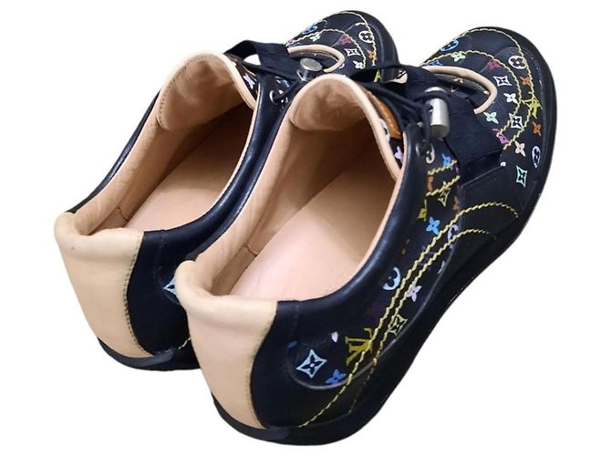 Sneakers in pelle Louis Vuitton multicolore 38.5 - vista 2