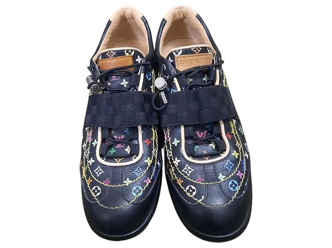 Sneakers in pelle Louis Vuitton multicolore 38.5 - vista 4