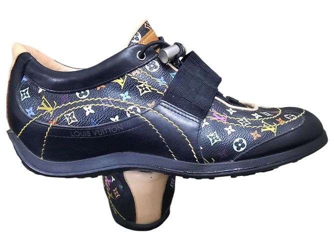 Sneakers in pelle Louis Vuitton multicolore 38.5 - vista 6