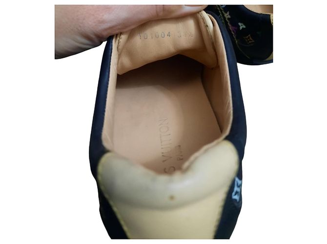 Sneakers in pelle Louis Vuitton multicolore 38.5 - vista 7